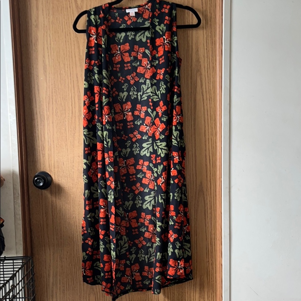 Lularoe Joy  Floral Sleeveless Wrap